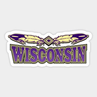 Wisconsin (Native American State) Sticker